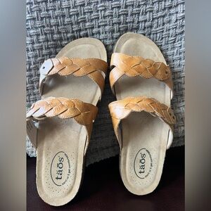 Taos Women’s Tan  Braidie Sandals Size 11